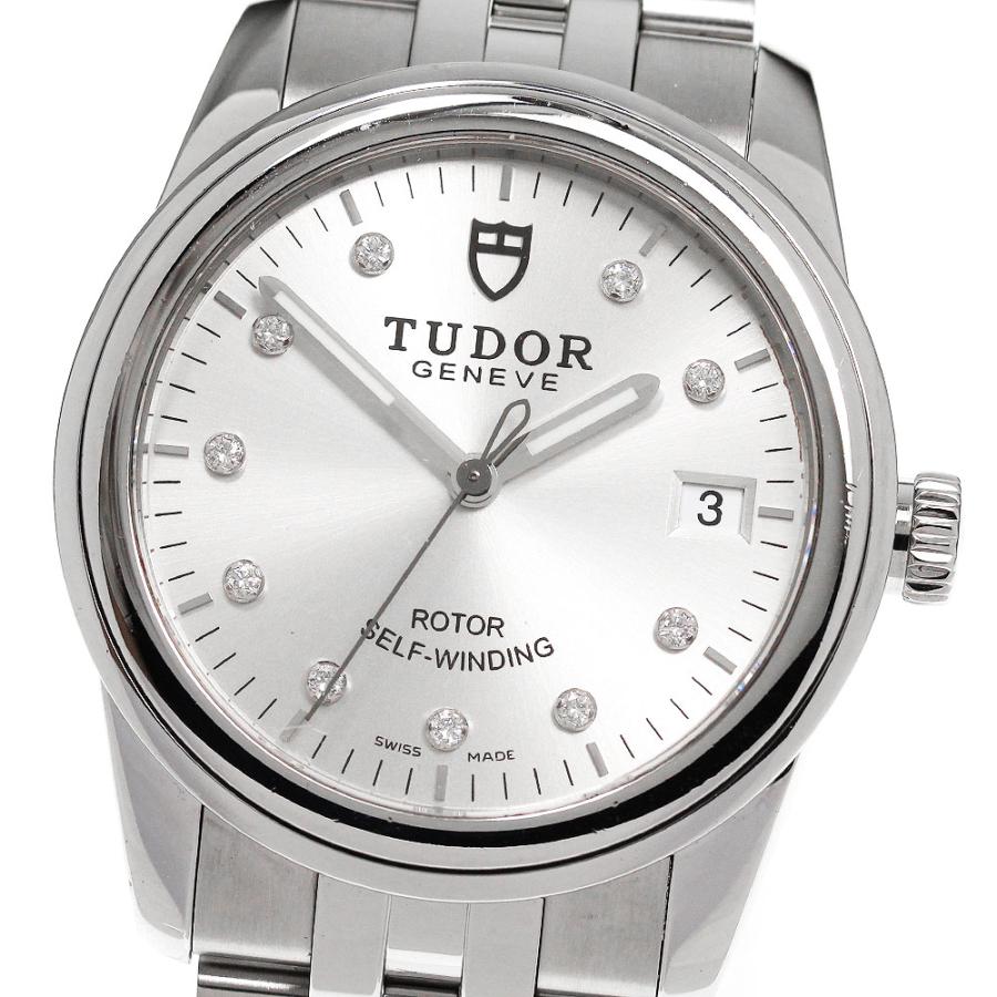 TUDOR チュードル 55000 グラマー デイト 10Pダイヤ 自動巻き ボーイズ  