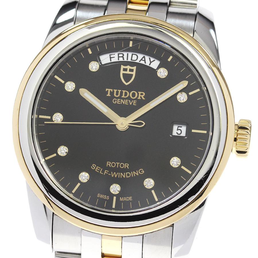 TUDOR glamour 56003 自動巻き 腕時計 メンズ デイデイト TUDOR チュードル 56003 グラマー デイトデイ 自動巻き メンズ _826056