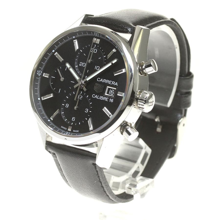 TAG HEUER（タグ・ホイヤー） TAG HEUER CBK2110 カレラ キャリバー16 クロノグラフ デイト 自動巻き メンズ ...