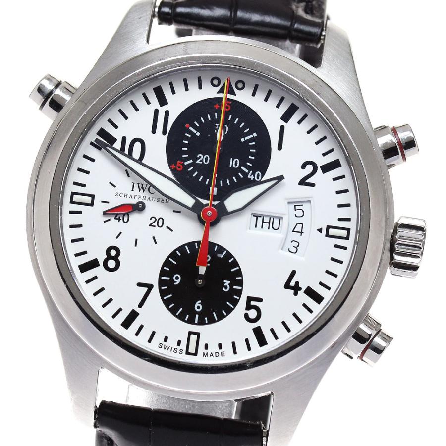 IWC IWC SCHAFFHAUSEN IW371803 パイロットウォッチ ダブルクロノグラフ 2008DFBカップ限定 自動巻き メンズ _826669 IWC SCHAFFHAUSEN（IWCシャフハウゼン） IWC IWC SCHAFFHAUSEN