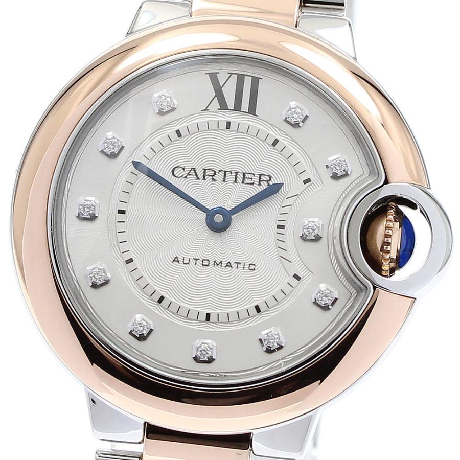 Cartier カルティエ CARTIER W3BB0006 バロンブルー 33mm 11Pダイヤ  