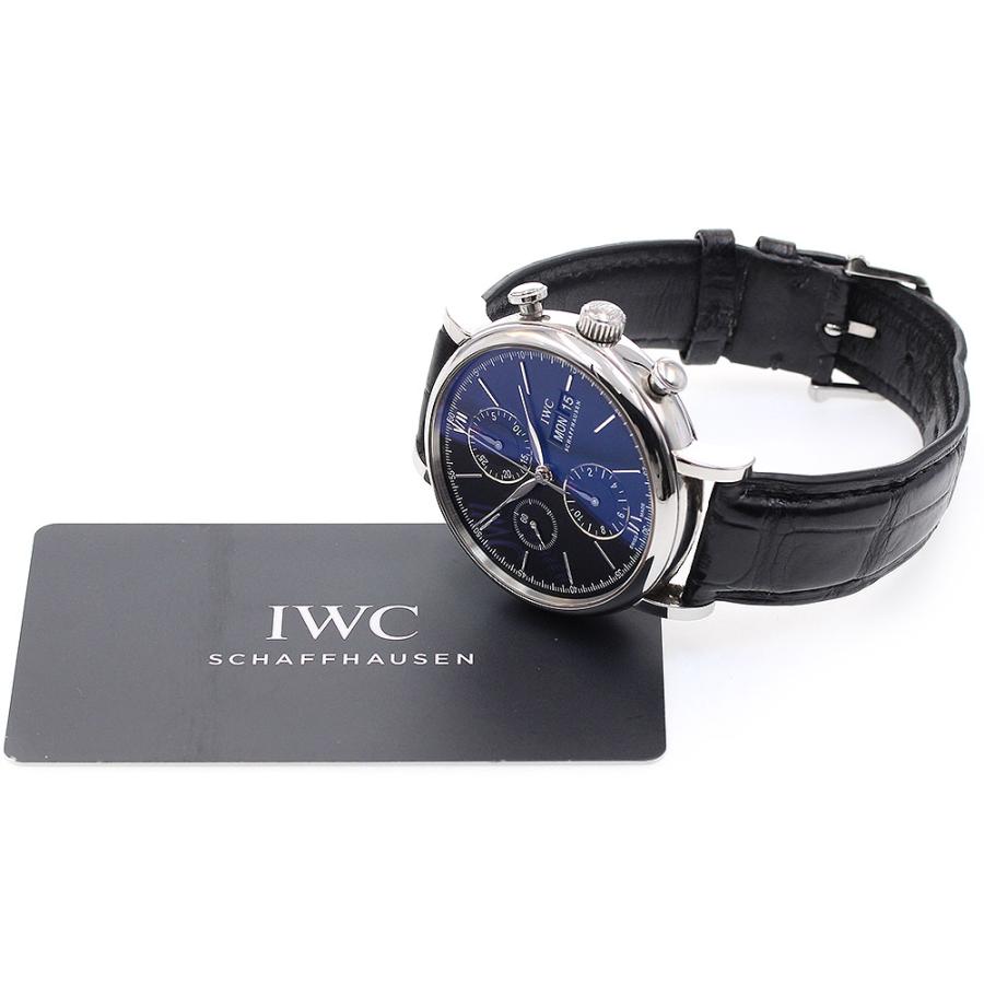 IWC SCHAFFHAUSEN IW391029 ポートフィノ クロノグラフ デイデイト  