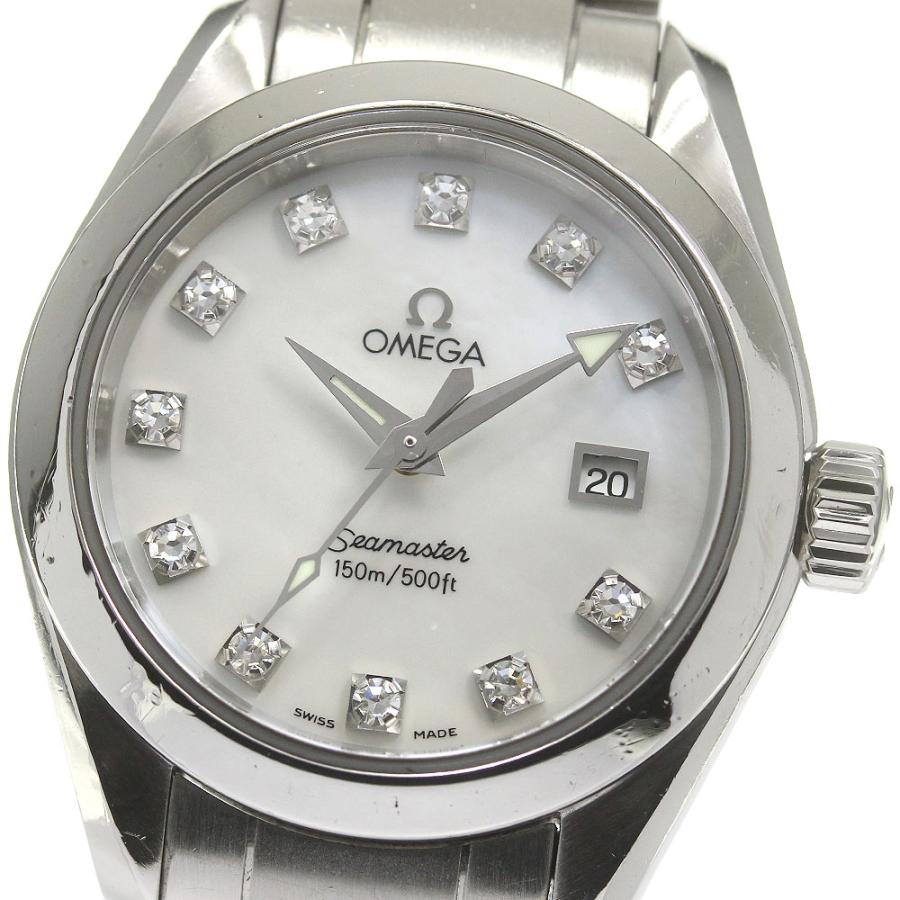 OMEGA オメガ 2577.75 シーマスター アクアテラ 11Pダイヤ クォーツ  