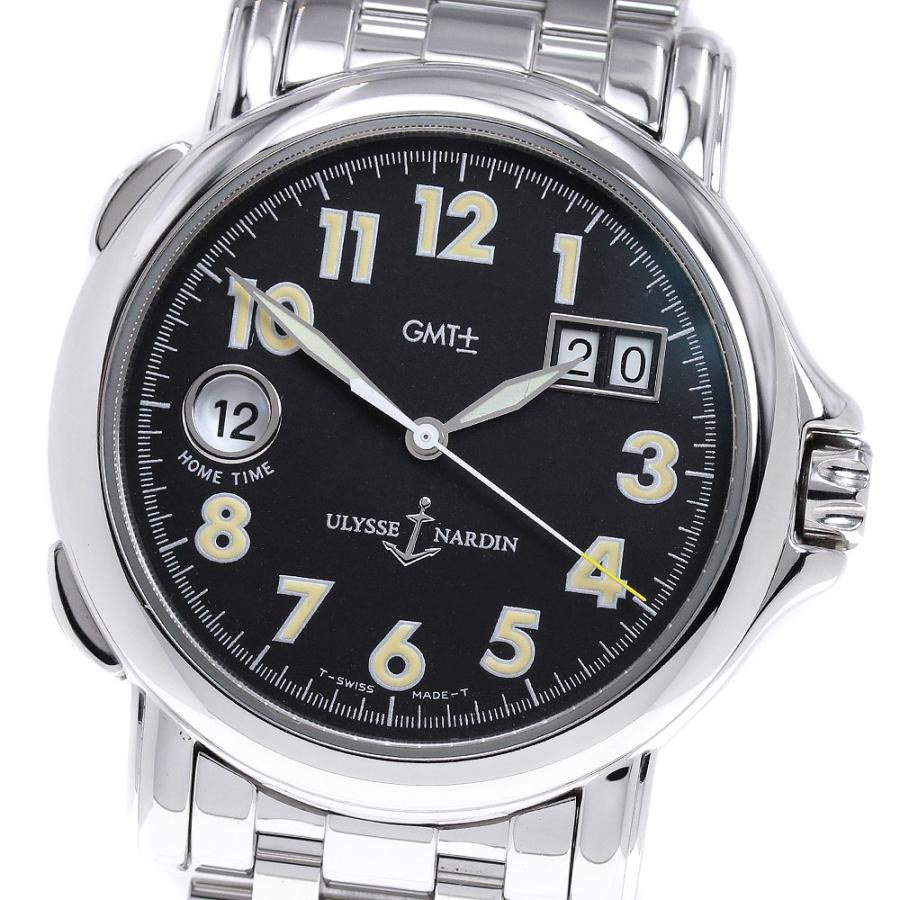 ユリス・ナルダン サンマルコGMT± 203-22 SS 自動巻　付属品あり 楽天市場】ULYSSE NARDIN ユリスナルダン サンマルコ GMT