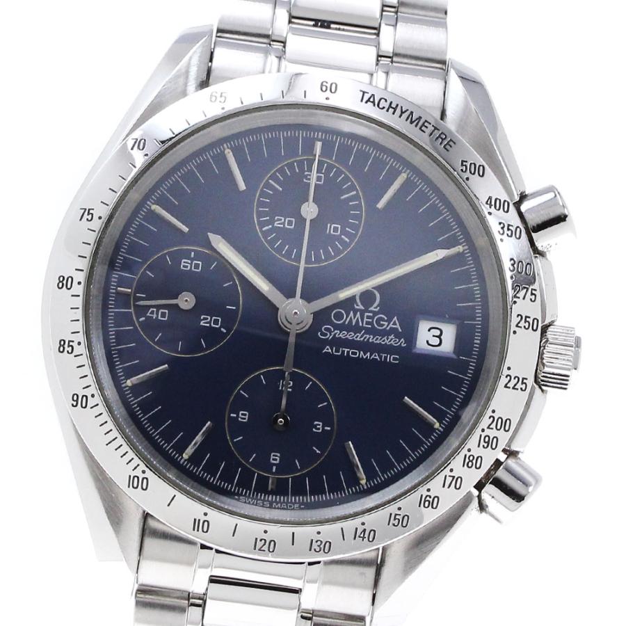 OMEGA オメガ 3511.80 スピードマスター デイト クロノグラフ 自動巻き メンズ _827050 : CLOSER Yahoo ...