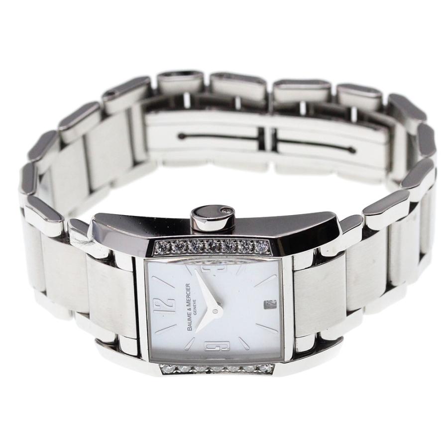 ボーム＆メルシェ Baume & Mercier M0A08569/65516 ハンプトン ダイヤベゼル クォーツ レディース 保証書付き ...