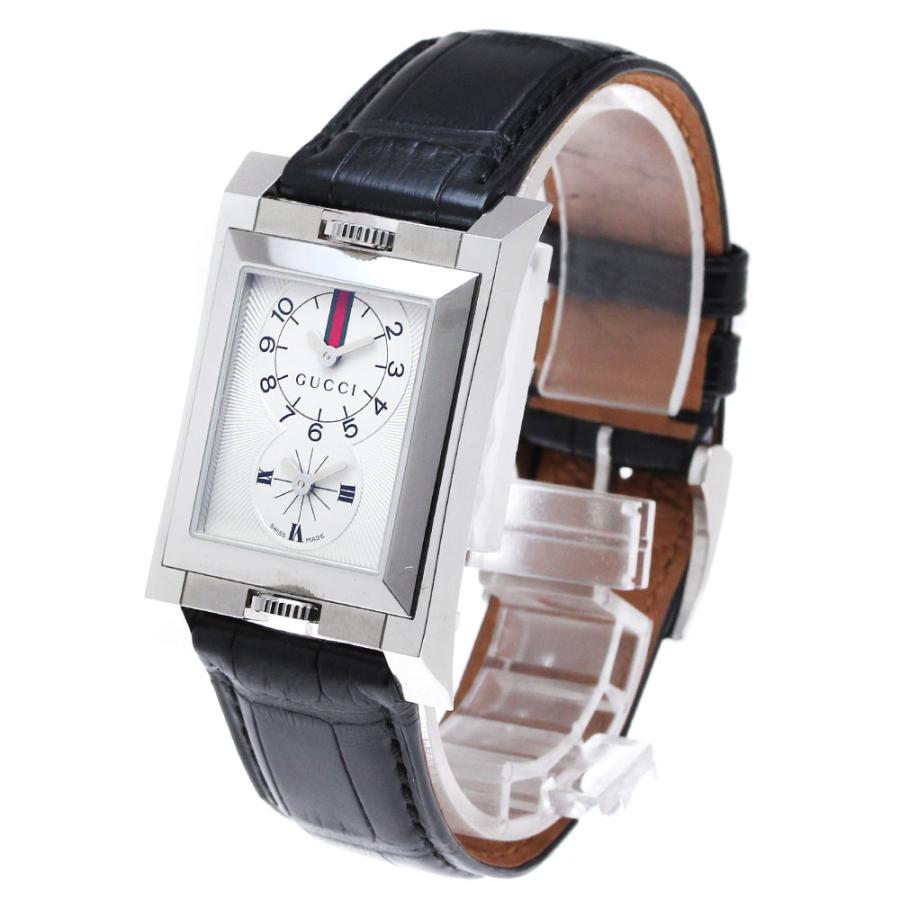 GUCCI（グッチ） GUCCI YA111304 デュアルタイム クォーツ メンズ 良品