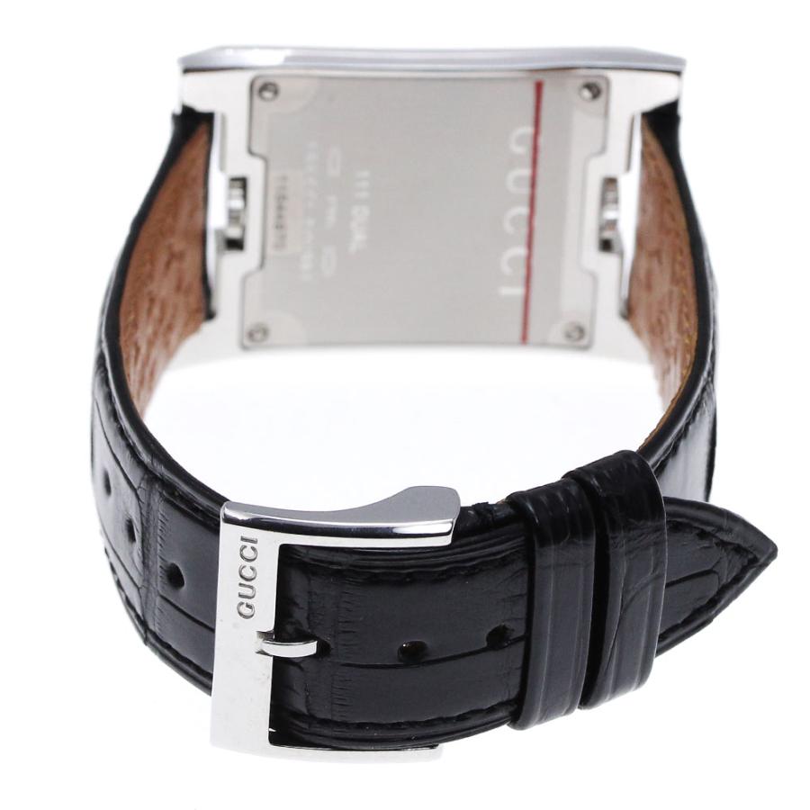 GUCCI（グッチ） GUCCI YA111304 デュアルタイム クォーツ メンズ 良品