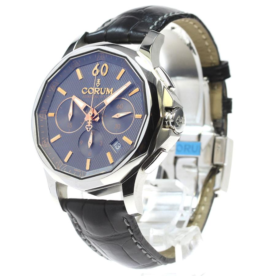 コルム CORUM A984/03416 アドミラルズカップ クロノグラフ 自動巻き メンズ 良品 保証書付き_827824 CORUM（コルム） CORUM A984/03416 アドミラルズカップ クロノグラフ