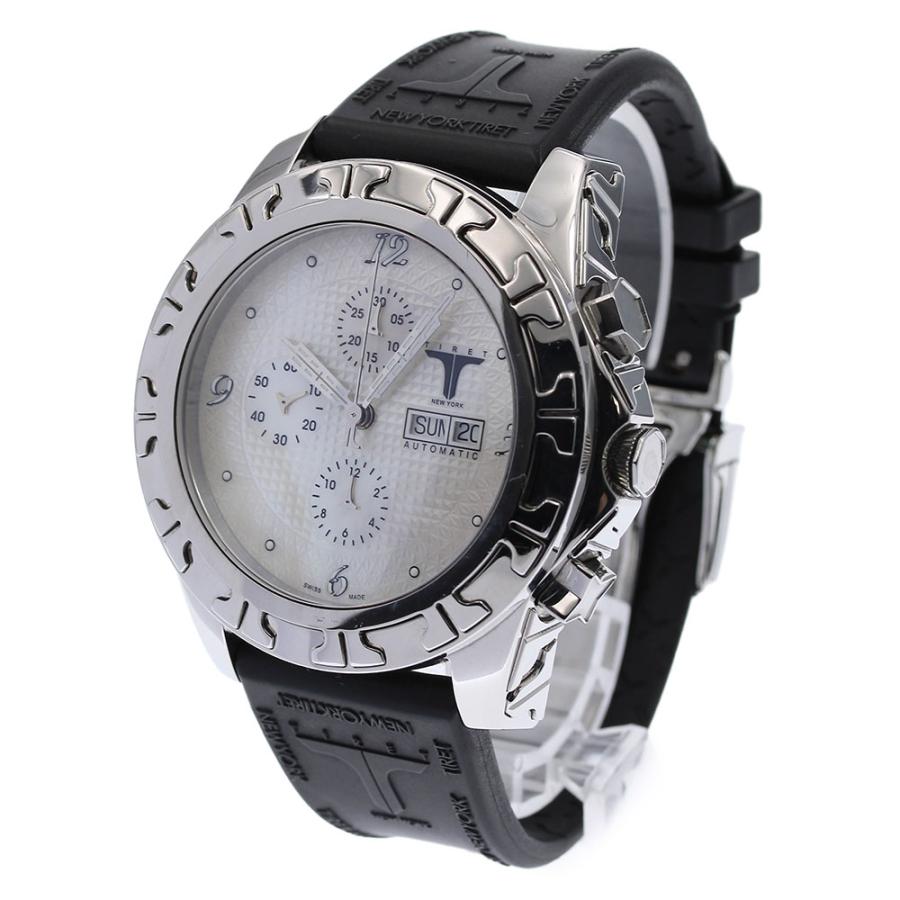 訳あり ティレットニューヨーク TIRET NEW YORK クロノグラフ