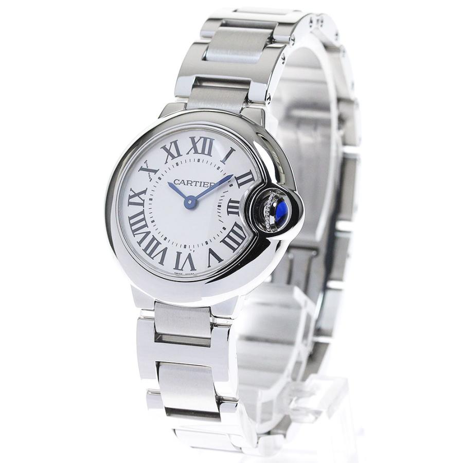 カルティエ W69010Z4 バロンブルー SM クォーツ レディース良品 Cartier（カルティエ） CARTIER W69010Z4 バロンブルーSM クォーツ