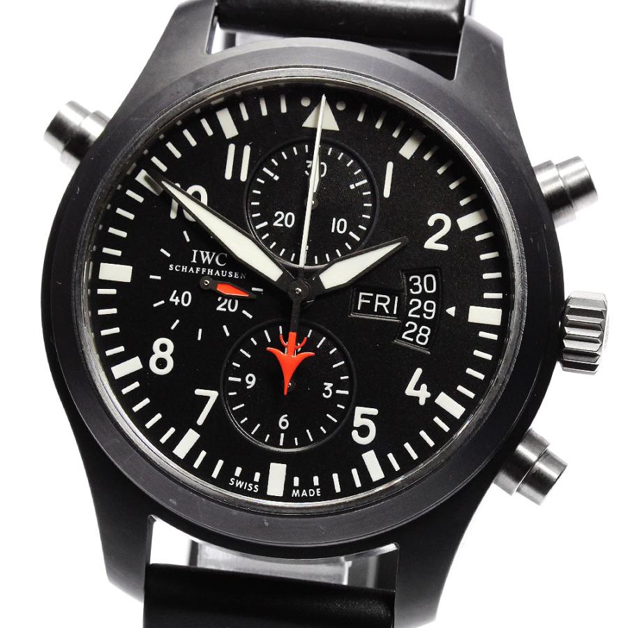 IWC SCHAFFHAUSEN IW379901 パイロットウォッチ トップガン クロノ  