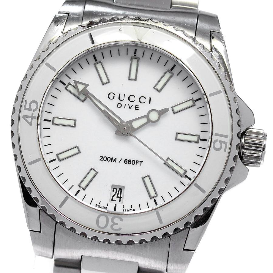 GUCCI（グッチ） GUCCI 136.4/YA136402 ダイブ デイト クォーツ