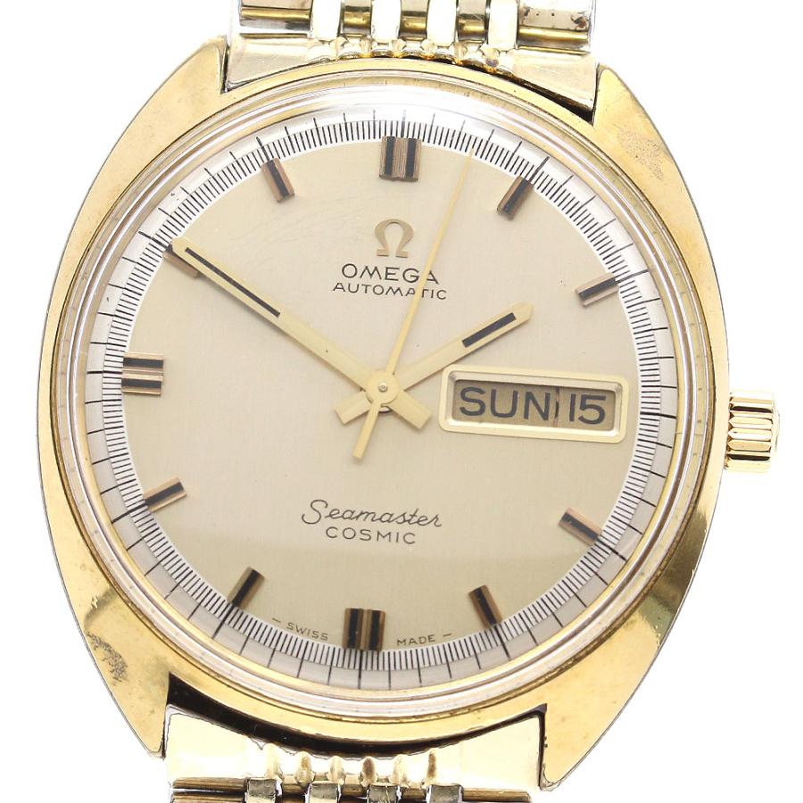 OMEGA オメガ シーマスターコスミック デイデイト 自動巻き メンズ 