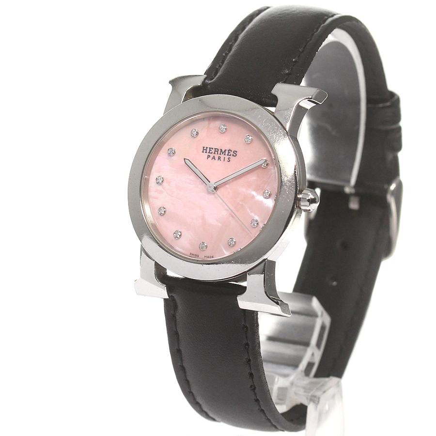 HERMES（エルメス） HERMES HR1.510 Hウォッチ ロンド 12Pダイヤ 