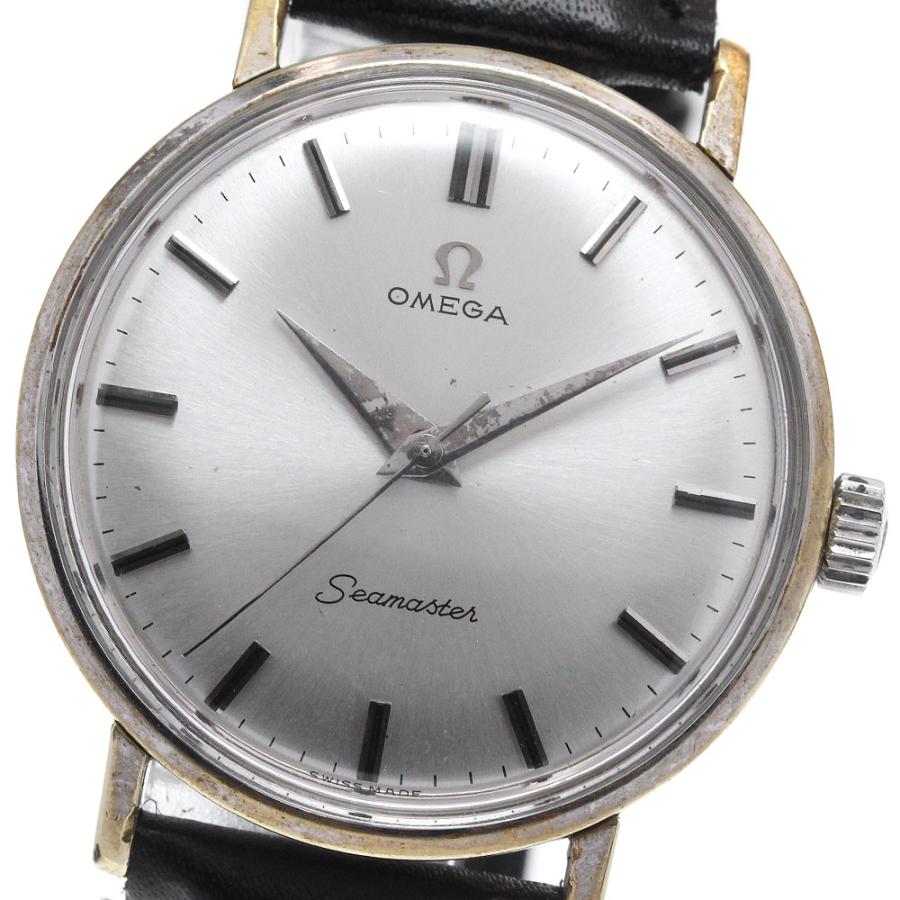 美品 OMEGA Seamaster 手巻き時計 シルバー　#14 オメガ/シーマスター/シルバーダイヤル/Omega/Seamaster/Silver