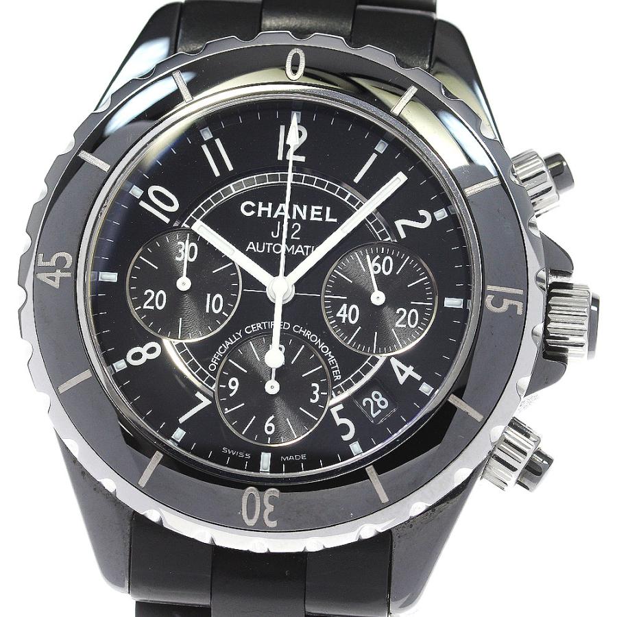 CHANEL（シャネル） CHANEL H0939 J12 黒セラミック クロノグラフ 自動