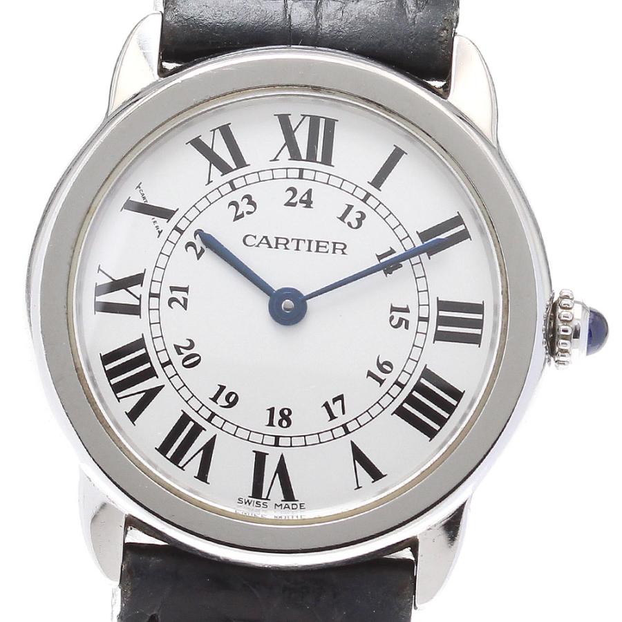 カルティエ CARTIER W6700155 ロンドソロ SM クォーツ レディース 良品 _940014 Cartier（カルティエ） CARTIER W6700155 ロンドソロ SM クォーツ