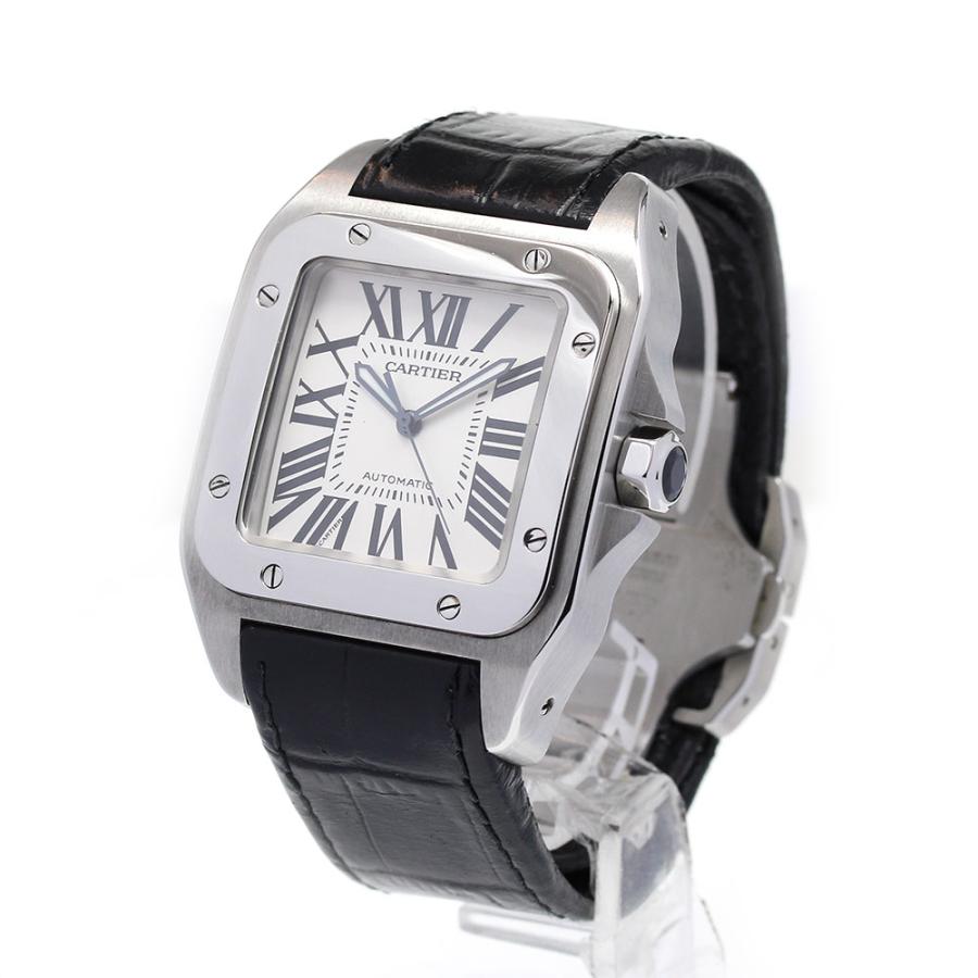 カルティエ CARTIER W20076X8 サントス100 LM 自動巻き メンズ _948288 Cartier（カルティエ） CARTIER W20076X8 サントス100 LM 自動巻き