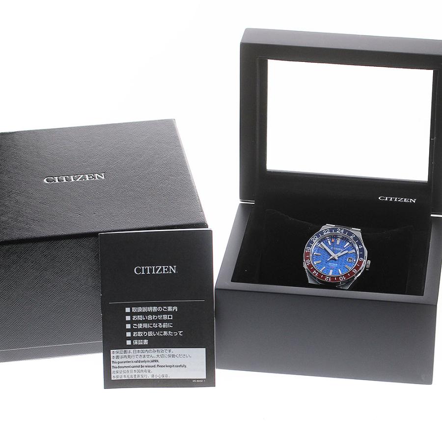 CITIZEN シチズン 9054-0065X02/NB6030-59L シリーズ8 デイト GMT 自動  