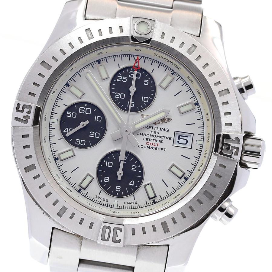 ブライトリング BREITLING A13388 コルト クロノグラフ オートマチック 自動巻き メンズ 箱・保証書付き_934663 ブライトリング（BREITLING） BREITLING A13388 コルト クロノグラフ