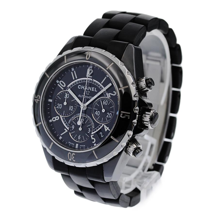 CHANEL（シャネル） CHANEL H0939 J12 黒セラミック クロノグラフ 自動 