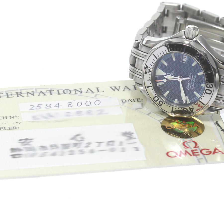 オメガ OMEGA 2584.80 シーマスター300 ジャックマイヨール デイト クォーツ レディース _948593 OMEGA（オメガ） OMEGA 2584.80 シーマスター300 ジャックマイヨール