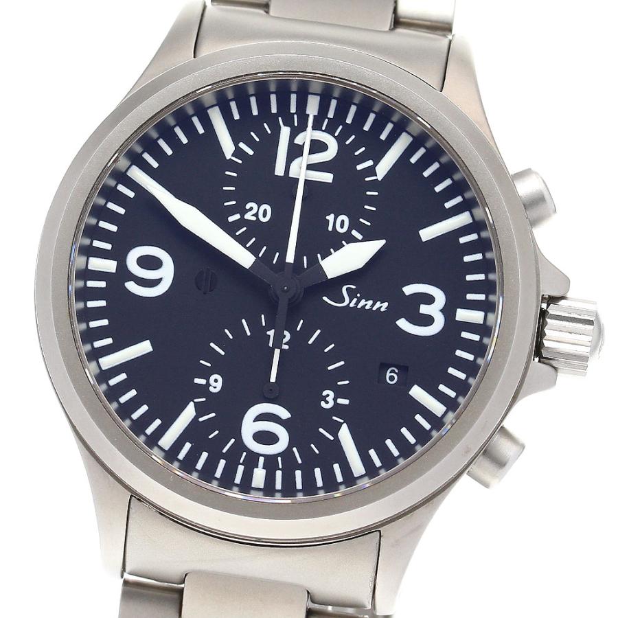 sinn ジン756.S クロノグラフデイト自動巻きオートマ腕時計