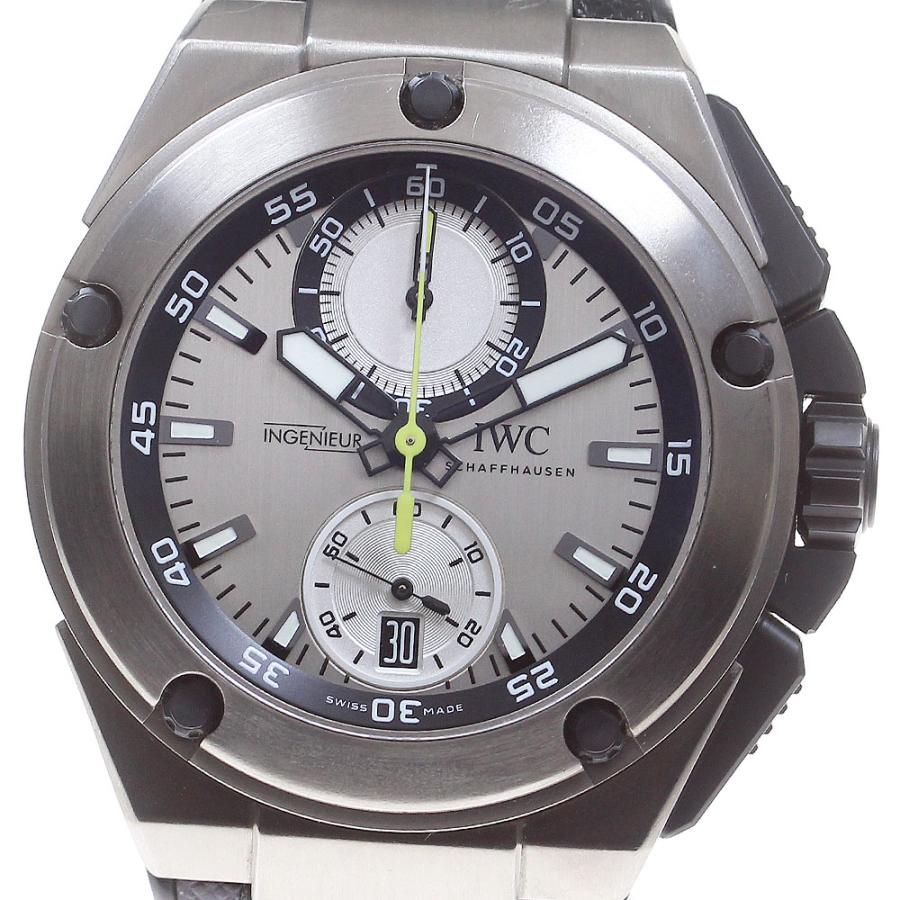 IWC SCHAFFHAUSEN IW379603 インヂュニア エディション ニコ ロズベルグ 2014年 F1レーサー限定 クロノグラフ 自動巻き 良品 _832008 IWC SCHAFFHAUSEN（IWCシャフハウゼン） IWC SCHAFFHAUSEN IW379603