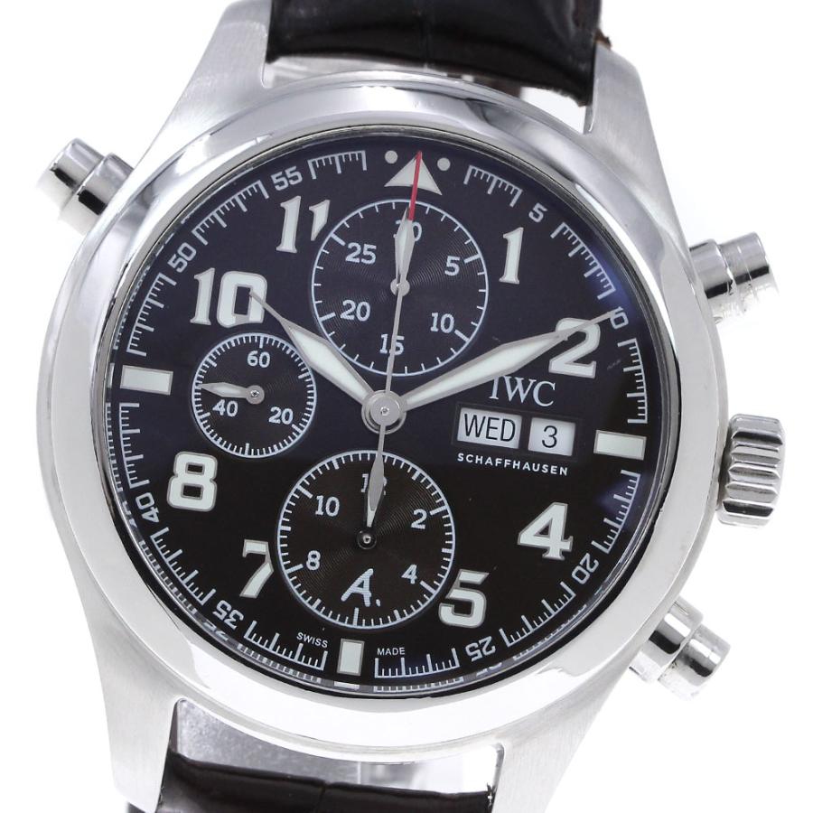 IWC SCHAFFHAUSEN IW371808 パイロットウォッチ アントワーヌ・ド・サンテグジュペリ ダブルクロノグラフ AT メンズ 保証書付き_832053 IWC SCHAFFHAUSEN（IWCシャフハウゼン） IWC SCHAFFHAUSEN IW371808