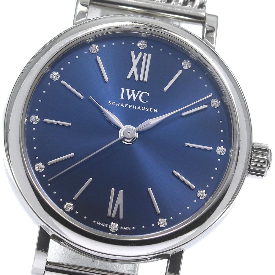 IWC IWC SCHAFFHAUSEN IW357404 ポートフィノ オートマティック 34 12Pダイヤ 自動巻き ボーイズ 保証書付き_832069 IWC SCHAFFHAUSEN（IWCシャフハウゼン） IWC IWC SCHAFFHAUSEN