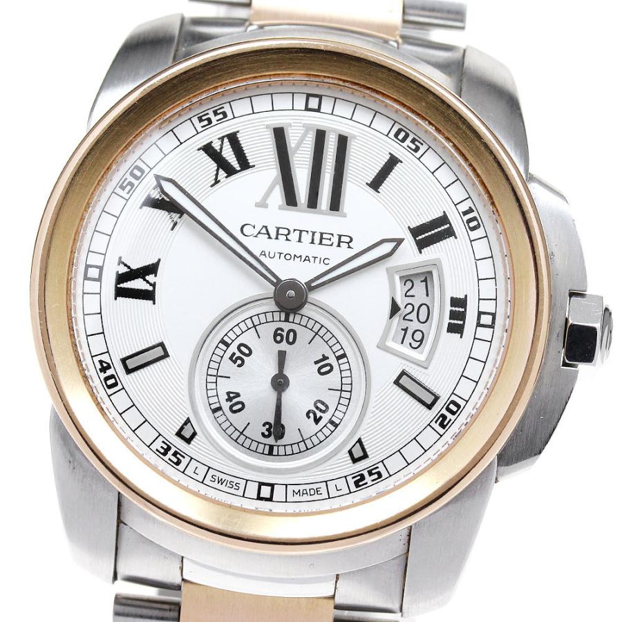 カルティエ CARTIER W7100036 カリブル ドゥ カルティエ PGコンビ 自動巻き メンズ _832185 Cartier（カルティエ） CARTIER W7100036 カリブル ドゥ PGコンビ 自動