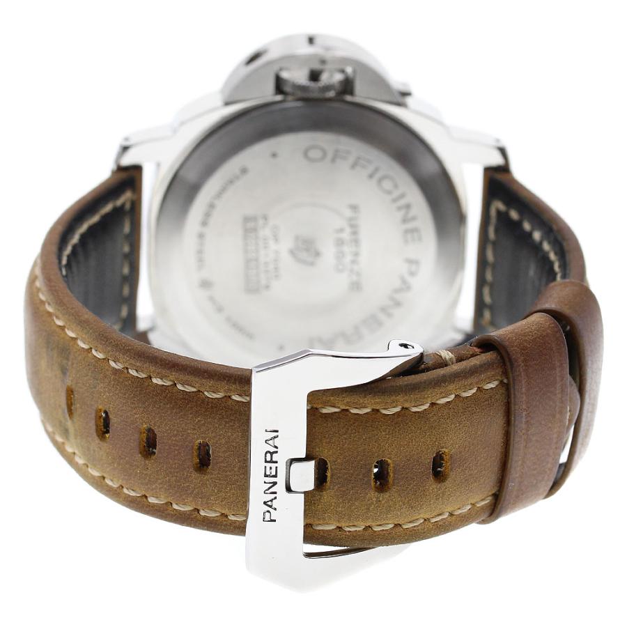 パネライ PANERAI PAM01005 ルミノール マリーナ ロゴ アッチャイオ 手  