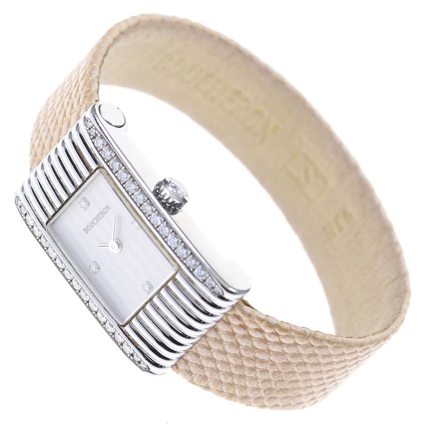 BOUCHERON（ブシュロン） リフレ サイドダイヤ 4P クォーツ レディース