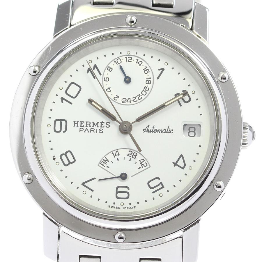 HERMES エルメス CL5.710 クリッパー パワーリザーブ 自動巻き メンズ
