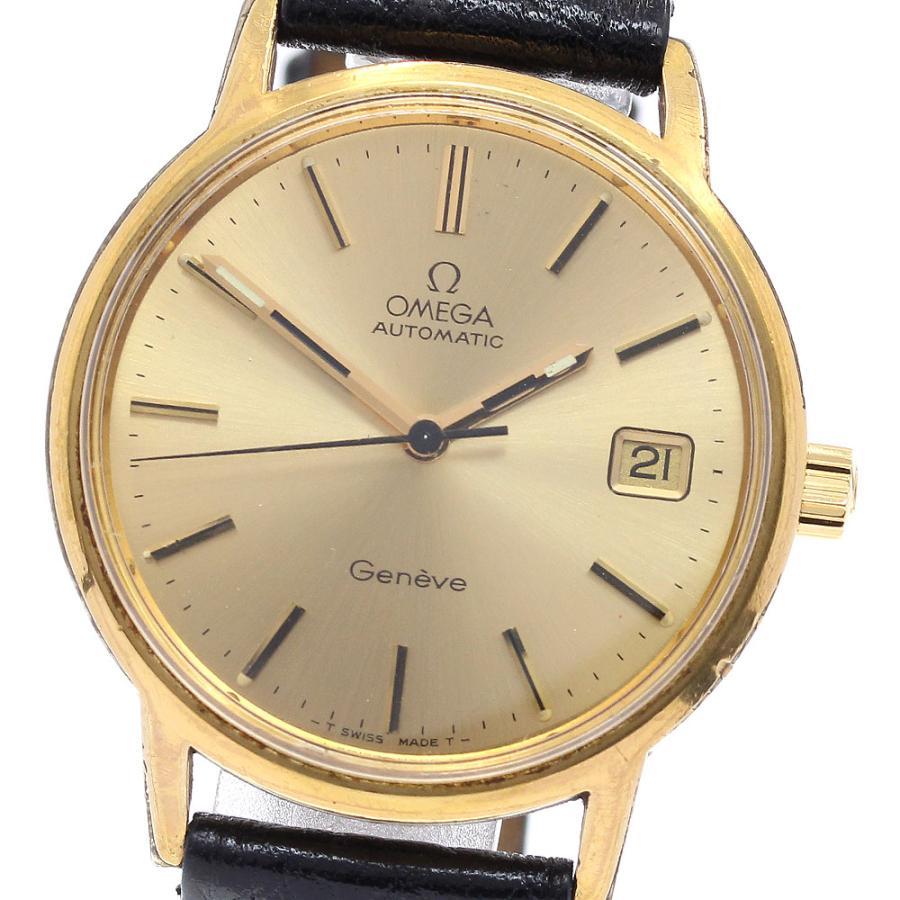 オメガ OMEGA 166.0163 ジュネーブ デイト cal.1012 自動巻き メンズ 