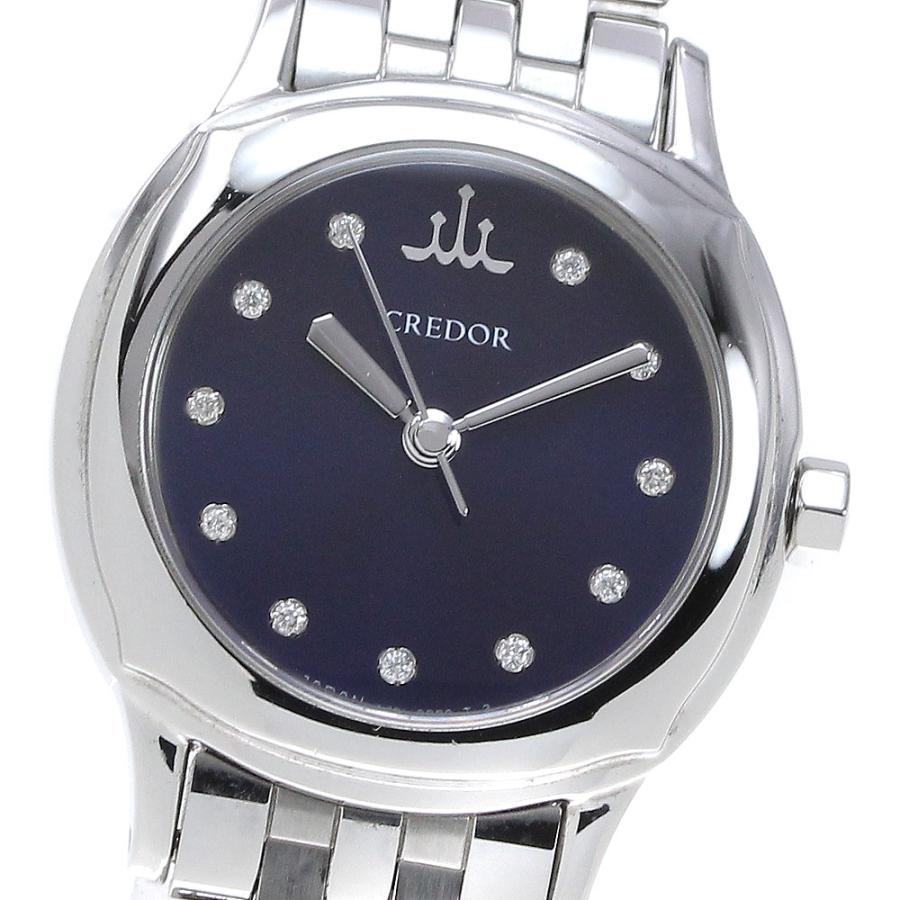 SEIKO　クレドール　4J81-0AS0 SEIKO セイコー 4J81-0AS0/GSAS953 クレドール シグノ 11Pダイヤ