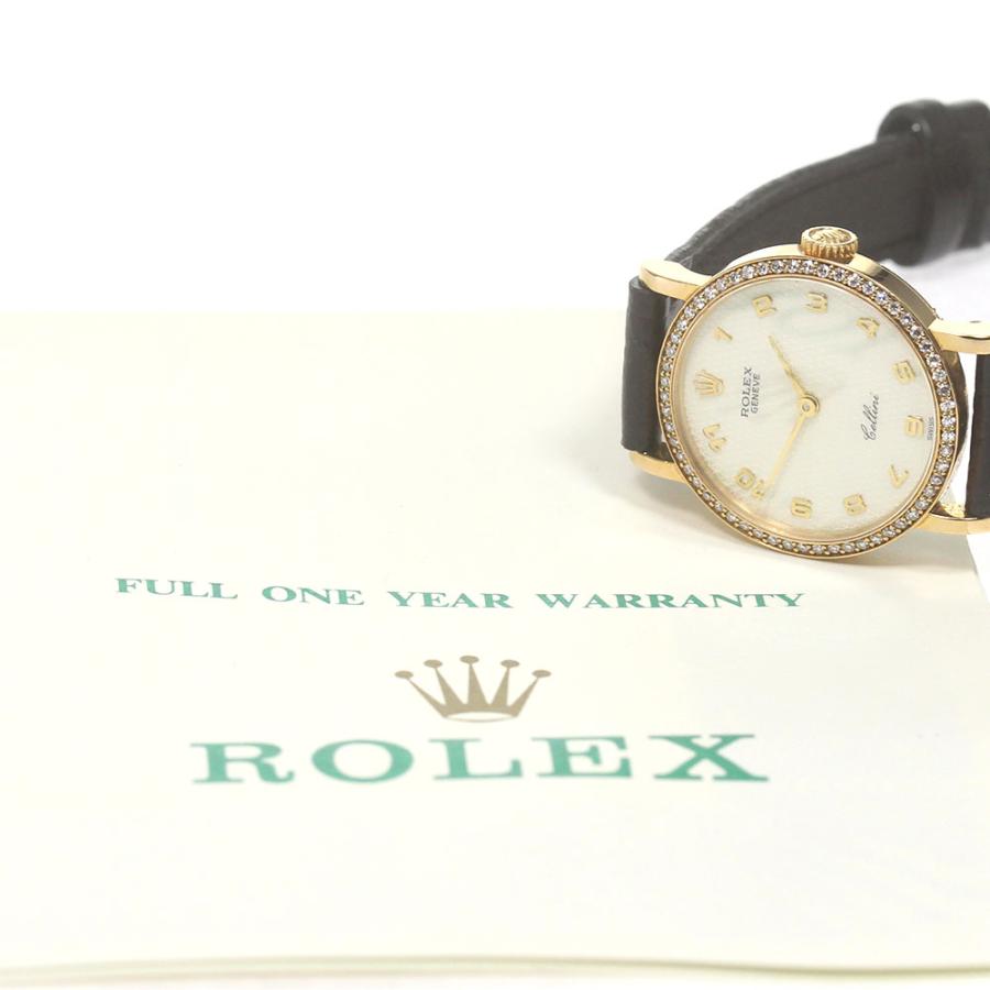 ROLEX（ロレックス） ROLEX 5113 チェリーニ K18YG ダイヤベゼル cal
