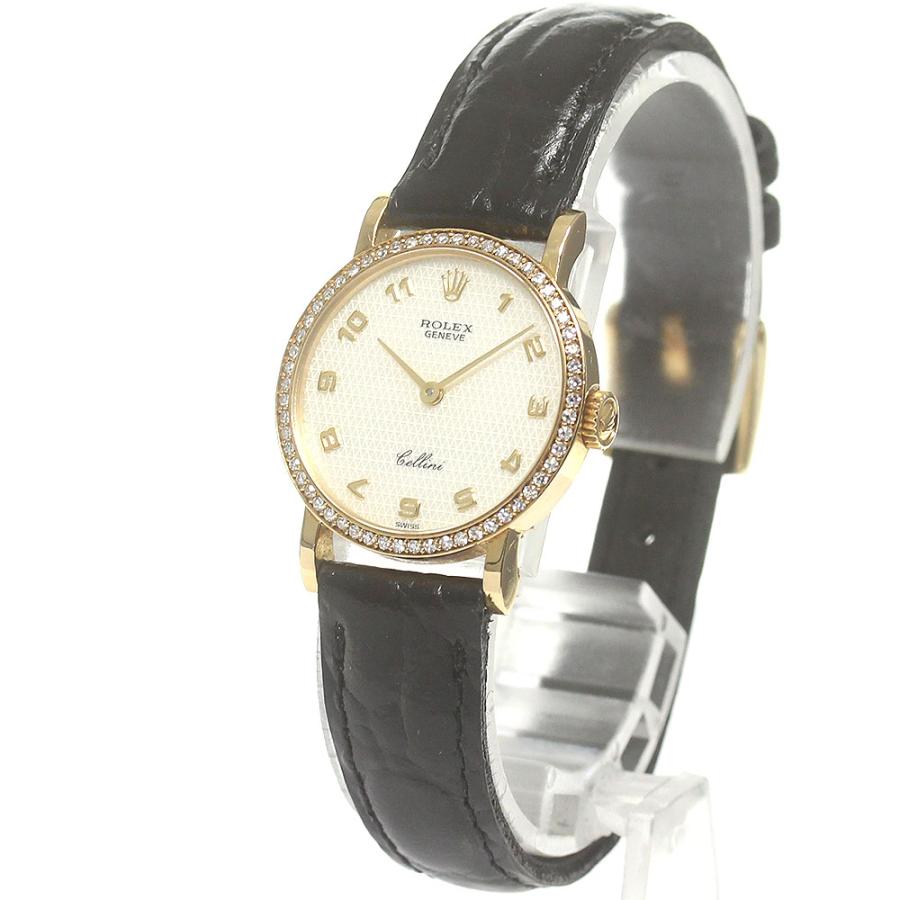 ROLEX（ロレックス） ROLEX 5113 チェリーニ K18YG ダイヤベゼル cal