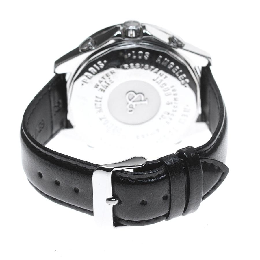 JACOB&CO ジェイコブ 5タイムゾーン ダイヤベゼル 47mm クォーツ  