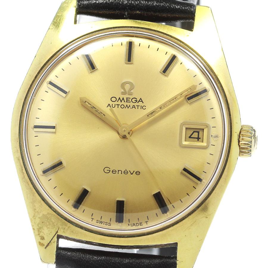 Omega Geneve 自動巻き オメガ　166.041 OMEGA オメガ 166.041 ジュネーブ デイト Cal.565 自動巻き