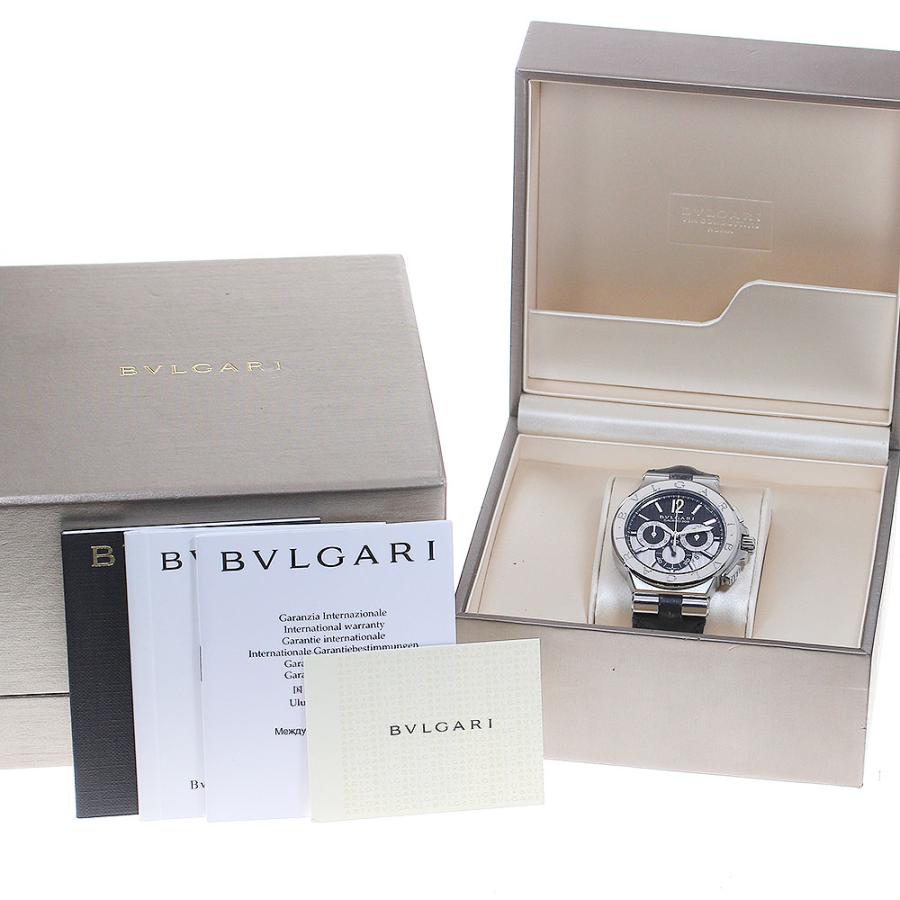 BVLGARI ブルガリ DG42SCH ディアゴノ カリブロ303 クロノグラフ 自動  
