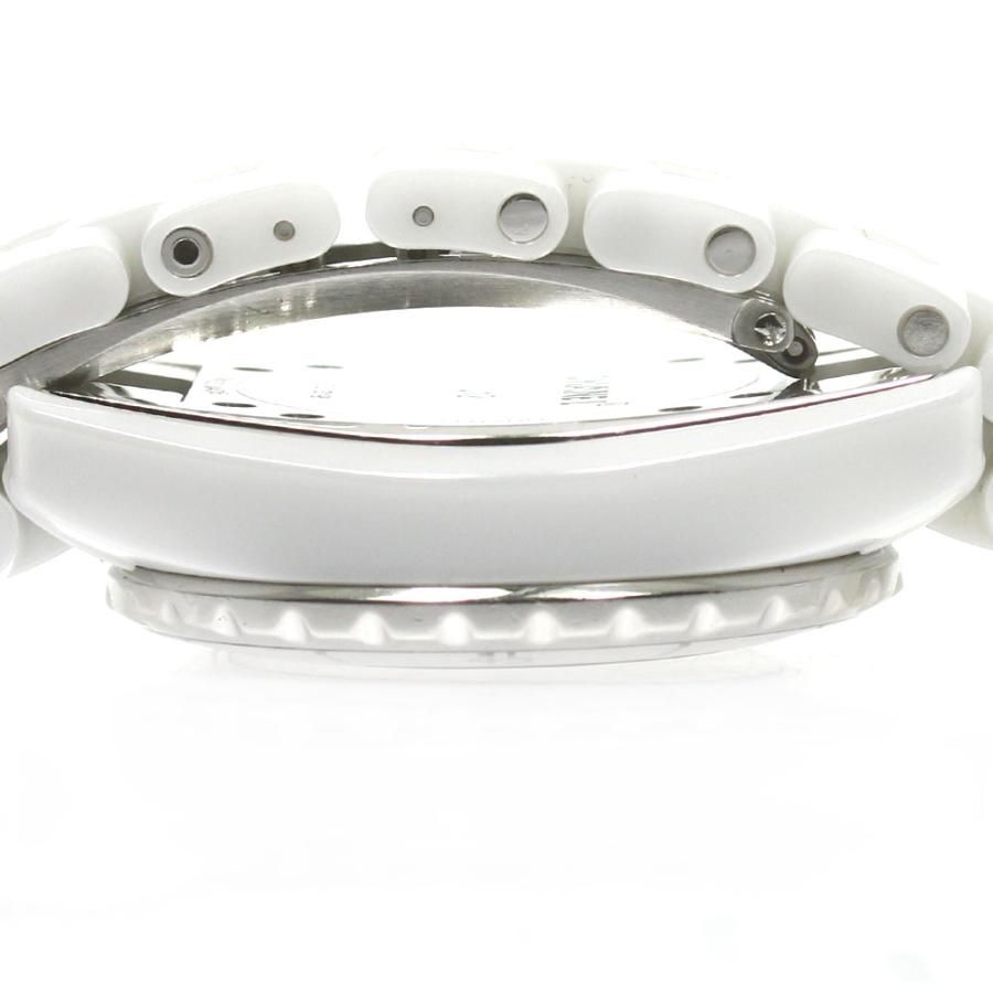 シャネル H1628 J12 白セラミック 12Pダイヤ クォーツ レディース CHANEL シャネル H1628 J12 白セラミック 12Pダイヤ クォーツ