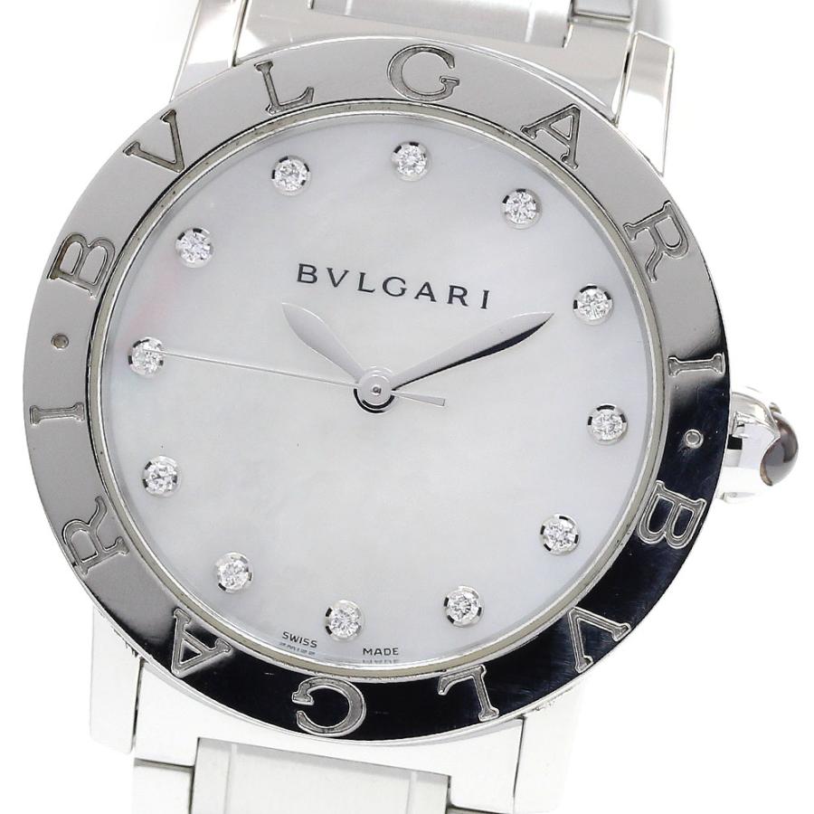 ☆良品【BVLGARI】ブルガリ ブルガリブルガリ 12Pダイヤ BBL33S 自動巻き ボーイズ BVLGARI（ブルガリ） BVLGARI BBL33S ブルガリブルガリ 12Pダイヤ 自動