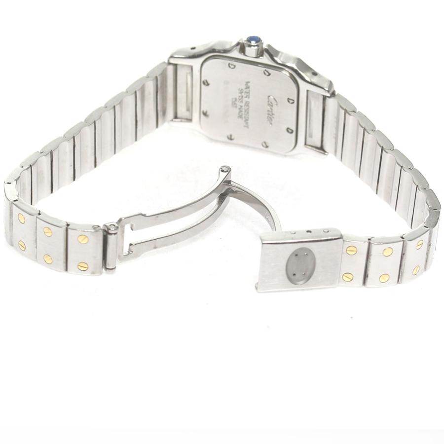 ベルト訳あり カルティエ CARTIER サントスガルベSM 自動巻き レディース _945505 Cartier（カルティエ） ベルト訳あり サントスガルベ SM デイト