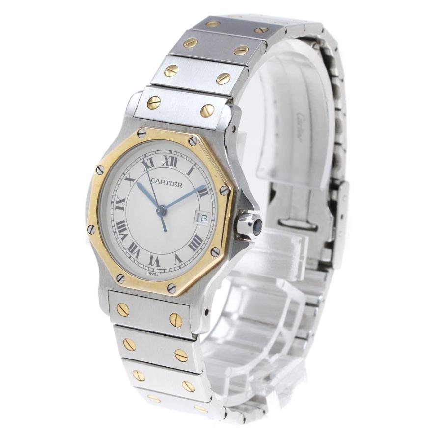 Cartier（カルティエ） サントスオクタゴンLM YGベゼル デイト