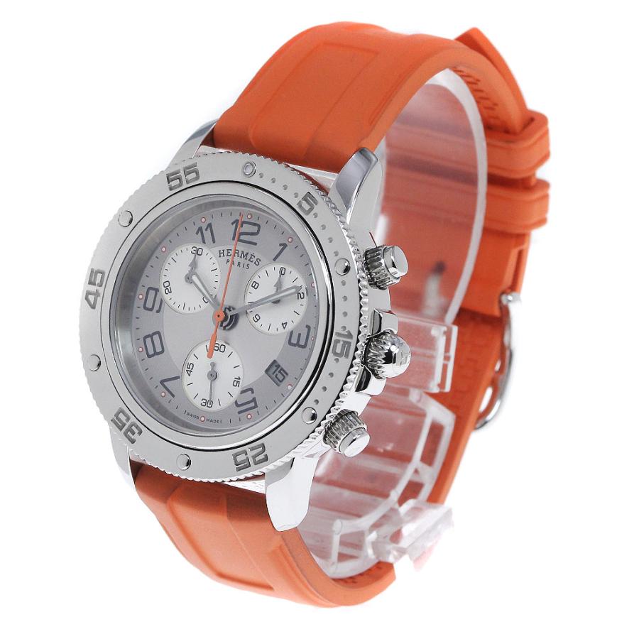 HERMES エルメス CP2.410 クリッパーダイバー クロノグラフ クォーツ  