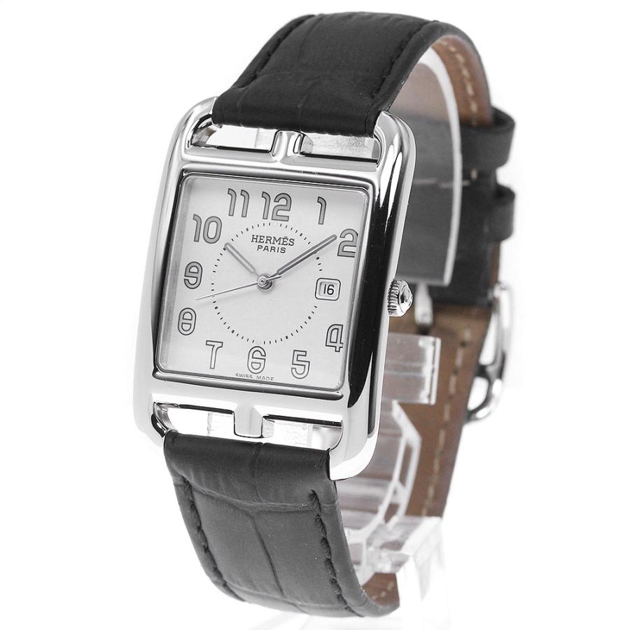 HERMES エルメス CC2.710 ケープコッド デイト クォーツ メンズ 保証書