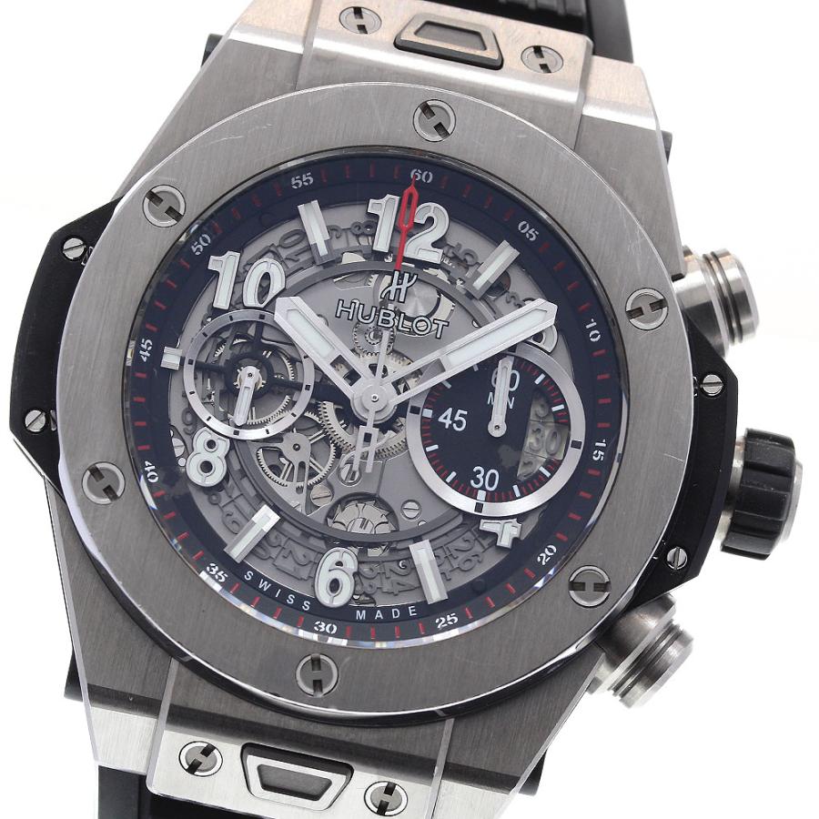 ウブロ HUBLOT 411.NX.1170.RX ビッグバン ウニコ チタニウム 自動巻き メンズ _835953 HUBLOT（ウブロ） HUBLOT 411.NX.1170.RX ビッグバン ウニコ