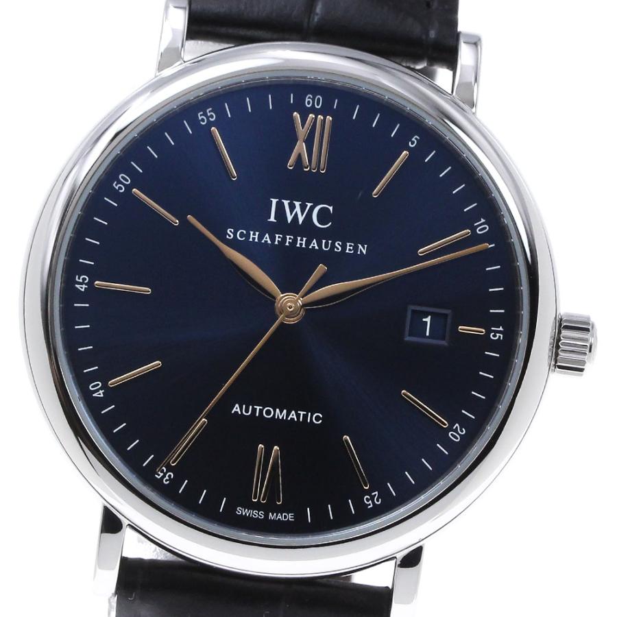 IWC IWC SCHAFFHAUSEN IW356523 ポートフィノ デイト 自動巻き メンズ 美品 箱・保証書付き_957691 IWC SCHAFFHAUSEN（IWCシャフハウゼン） IWC SCHAFFHAUSEN IW356523